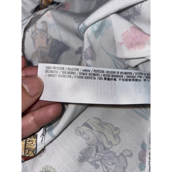 DISNEY STORE ANIMATORS COLLECTION DISNEY PRINCESS PAJAMA PJ SET FOR WOMEN SZ SM - Picture 12 of 16